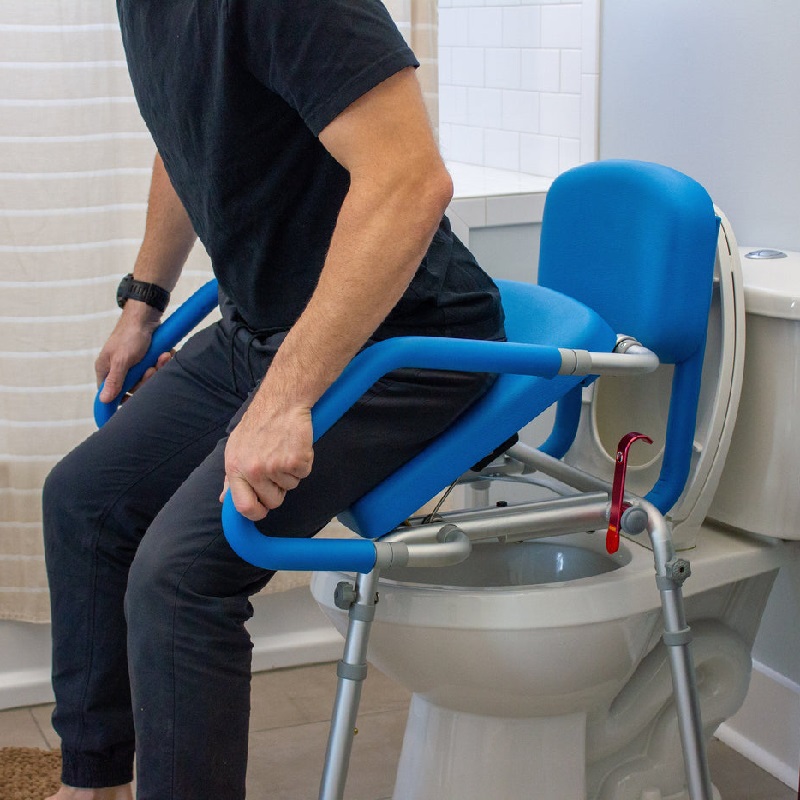 Adjustable toilet height raiser